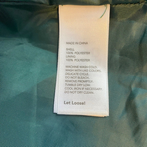 Kate Spade Saturday Green Mini Skirt Women’s 4 Bubble Pockets Fairycore Party - Picture 7 of 13